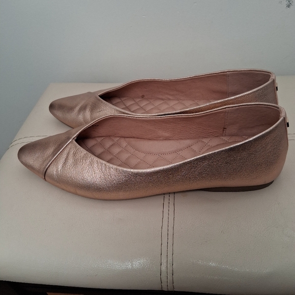 Birdies The Goldfinch Ballet Flats in Rose Gold Size 9 - Picture 8 of 12